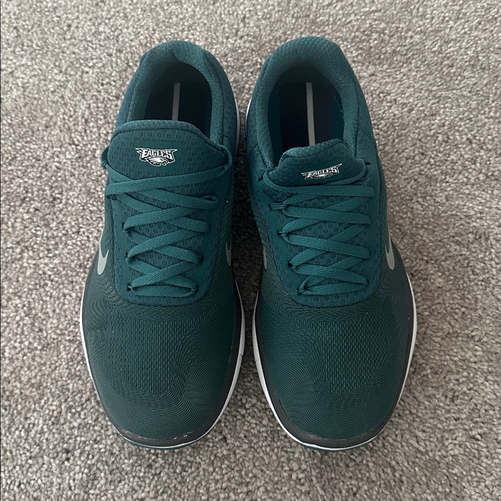 Nike (NEW) unisex Philadelphia Eagles Football Dark Green Sneakers - unisex